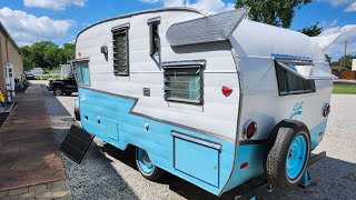 1961 Shasta full rebuild #vintagecampertrailers glamper camper pics n vid ohio #vintage #camp