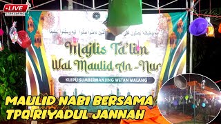 MAULID NABI bersama TPQ RIYADUL JANNAH Sekar Banyu