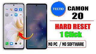 Tecno Camon 20 Hard Reset/Factory Reset || Tecno Camon 20 Pattern Lock Remove Without Pc