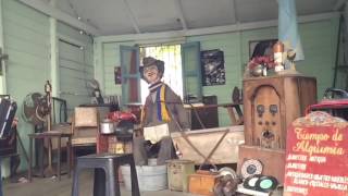 Man playing beautiful music on a accordian -Argentina