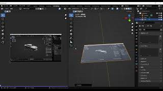 blender 平面オブジェクトにビデオ貼り付け