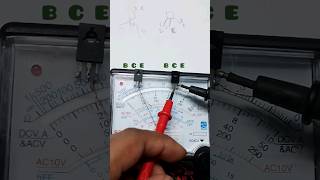 Test transistor using  multimeter#youtubeshorts #shorts