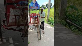 Hardworking Uncle Selling Tasty Ice cream🍦😋 #shorts #indianstreetfood #icecream