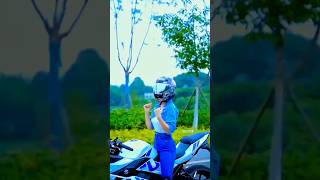 lady biker 💯🔥 #ladybikers #bike #lady #shorts #trending #youtube