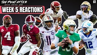 College Football Week 5 Reactions & Recap | Alabama Beats Georgia in GAME OF THE YEAR & MORE | Ep.61