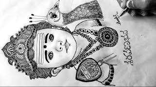 lord Murugan drawing