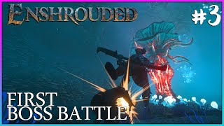 Enshrouded [4k60] - Ep.3 Clearing The Elixir Well & FIRST BOSS FIGHT