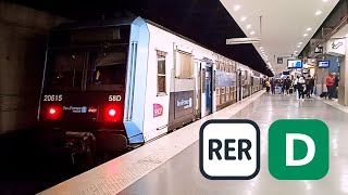 Départ d'une Z20500 idfm /Hybride idfm UM a Paris Nord 20D-58D