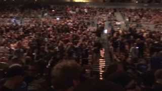 IRON MAIDEN - Audience Video Prior To Show Start - Mandalay Bay Arena Las Vegas NV 9/12/2013