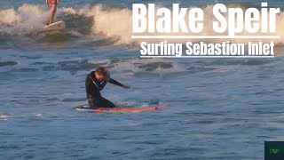 Blake Speir Surfing Sebastion Inlet