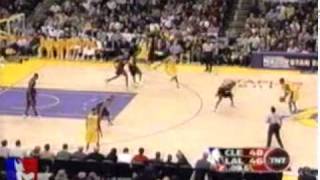 Kobe hits game winning shot in Lebron's face!