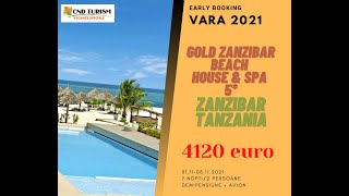 Gold Zanzibar Beach House & Spa (Kendwa) 7 nopti - Charter avion Zanzibar 2021-2022