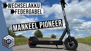 MANKEEL Pioneer E-Scooter Test | Wechselakku, Federung & zu SCHNELL! (o. Zlg.)