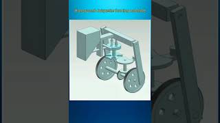 Honeycomb briquette forming machine, design animation #Shorts