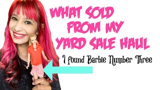 What Sold From My Yard Sale Haul! I found Barbie #3 and Sold Tons of DVDs