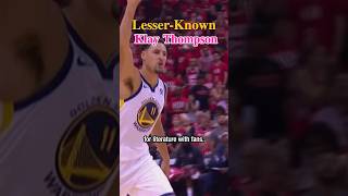 Lesser-Known Facts about Klay Thompson #nba #nbatoday #shorts