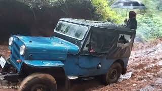 Monsoon river crossing, mud and stuck