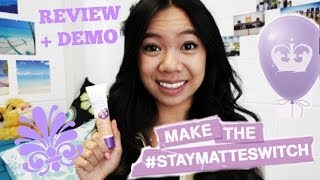 Rimmel Stay Matte Liquid Mousse Foundation Review + Demo #StayMatteSwitch