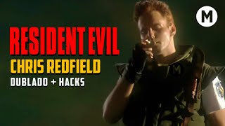 🎮 Resident Evil 1: Chris Redfield - Dublado 🇧🇷 - COM HACK - Longplay - Playstation 1 - 1996