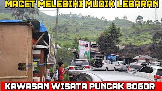 Macet melebehi mudik lebaran‼️kawasan wisata puncak bogor hari ini