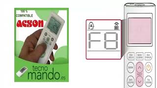 Código F8 Error de Aire acondicionado: Significado, Causas y Soluciones del Problema en Marcas A/A