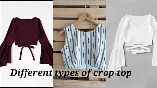 Different types of crop top for girls