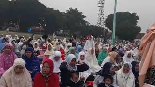 SHALAT IDUL FITRI DI ALUN ALUN | kinan pulang kampung