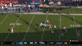 Madden 25 -Denver Broncos Franchise (4-3) Week 8 vs Carolina Panthers (3-4) LIVE