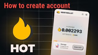 How to create account Hot near wallet #hotcoin #nearwallet