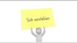 Deutsch lernen - einfache Sätze - sich vorstellen - Stufe 2