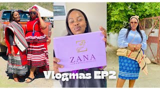 Vlogmas Ep2: review of Mafaku’s hair | Umgidi in Queenstown | travelling | makoti duties |