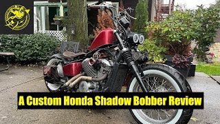 A Custom Honda Shadow Bobber Review