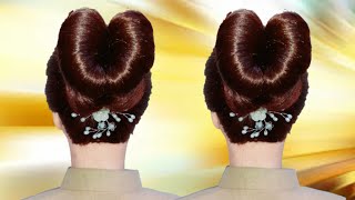 jura hairstyle | bridal hairstyle | hair bun |easy hair bun | bridal bun|