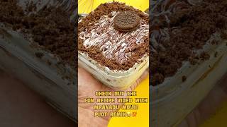 Oreo vachi ipadi oru dessert ah 😦🤤❤️ | Oreo Nutella Lasagna 🤤 #cookwithdoode #recipe #shorts