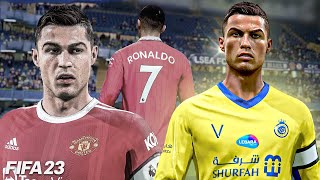 FIFA23 - DE GEA MURALHA!! Al Nassr vs. Manchester United | Amistoso • PS5 4K