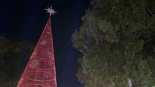 Previo a la inauguración del festival navideño en la ciudad de Oaxaca de Juárez.