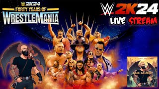 WWE 2K24 - Stream 3 - Continuing MyRise!