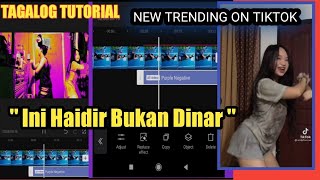 Ini Haidir Bukan Dinar Tiktok Capcut Tagalog Tutorial