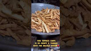 Indha chips Besant Nagar beach la try panirkeengala??🤤 Tapioca Chips #cookwithdoode #viral #shorts