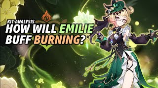 EMILIE REVIEW! Burning Finally Gets Buffed! | Genshin Gameplay Analysis