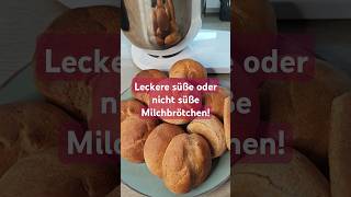 Rezept für fluffige, (nicht) süße Milchbrötchen 🌞🥖 #backen #backenistliebe #brötchen