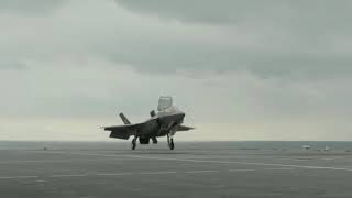 Aterrizaje de F-35 en portaaviones HMS Queen Elizabeth