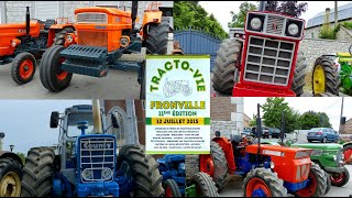 Exposition 350 tracteurs anciens Tractovie Belgique édition 2015/ County/deutz/fendt/ih...