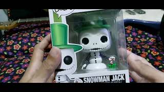 FUNKO POP SNOWMAN JACK 448 THE NIGHTMARE BEFORE CHRISTMAS SOLD