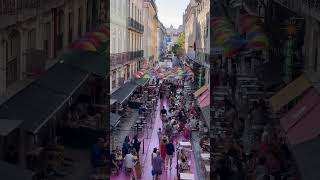 The pink street lisbon ✨💞 | #pinkstreet #lisbon #portugal #ytshortsvideo #shortsvideo #shorts