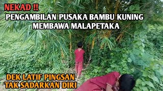 PROSES PENGAMBILAN PUSAKA BAMBU KUNING❗DEK LATIF PINGSAN