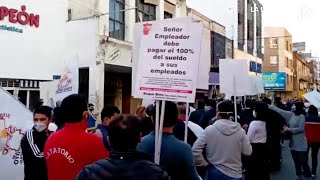 El Sindicato de Comercio marchó por el centro