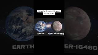 Dünyaya benzeyen gezegen kepler-1649c #uzay #bilim #space #galaksi #shortsvideo #shortvideo #gezegen