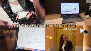 vize haftası vlog 👩🏼‍💻 | bilgisayar mühendisliği