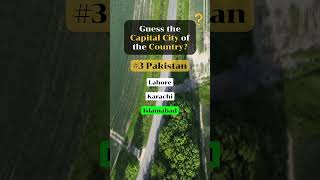 Guess the Capital City of the Country? | Easy Level | Geography Quiz # 14 #geographic #education